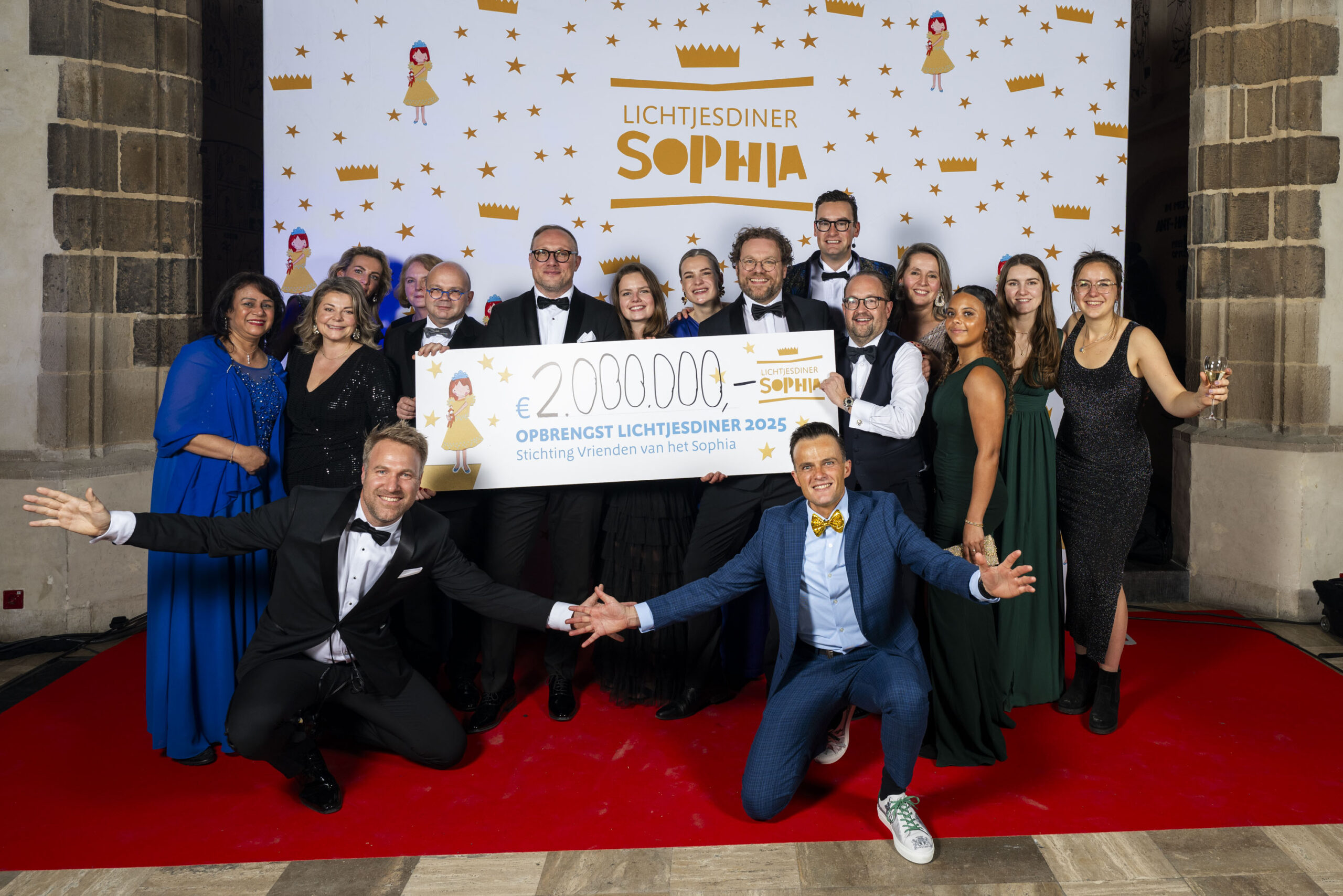 Teamfoto Lichtjesdiner 2025